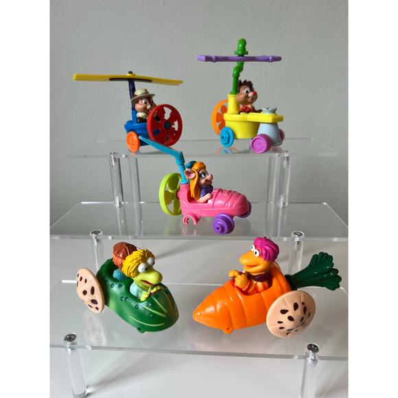 Vintage 1980s McDonald's Happy Meal Toy Lot Disney Fraggle Rock - Picture 1 of 7